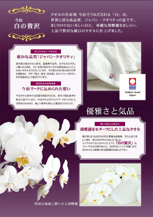 今治　白の贅沢【IMK】